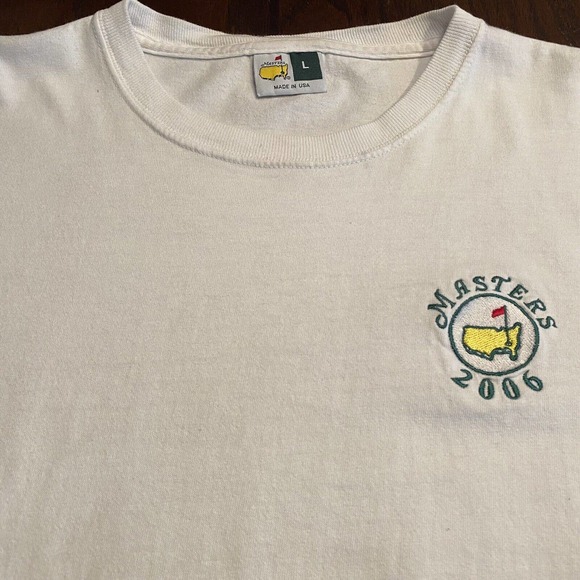 Masters Other - Masters 2006 Golf T-Shirt Mens Large Logo Tournament Tee Short Sleeve Mickelson